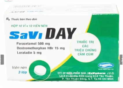 Thuốc SaVi Day điều trị cảm cúm