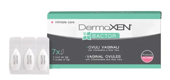 DERMOXEN BACTOR – viên đặt hỗ trợ giảm viêm nhiễm, nấm ngứa âm đạo