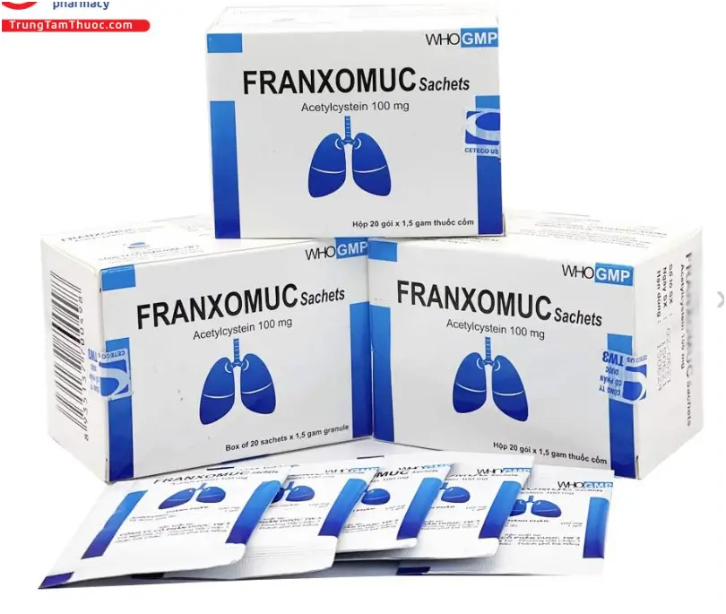 FRANXOMUC sachets (Công ty cổ phần dược trung ương 3-sản xuất)