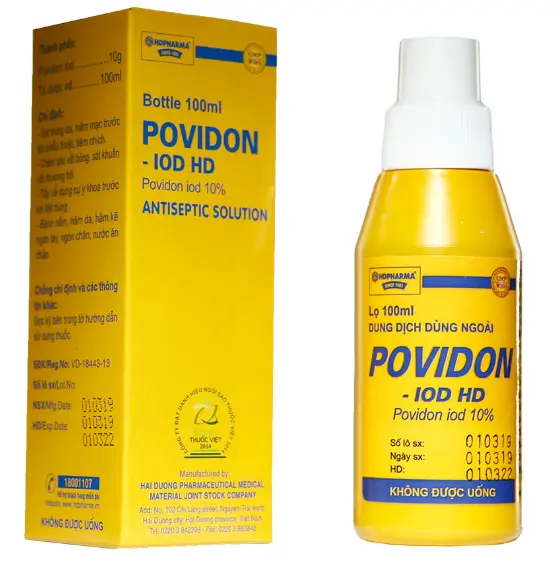 POVIDON-IOD HD là dung dịch sát trùng ngoài da