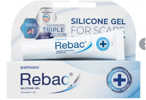 Gel bôi sẹo Rebac Biopharm hỗ trợ làm phẳng, mềm và mờ sẹo (5g)