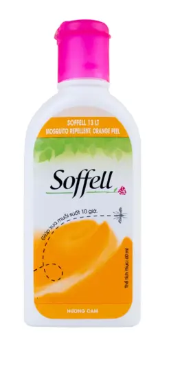 Kem xua muỗi Soffel hương cam giúp chống muỗi suốt 10 giờ (60ml)