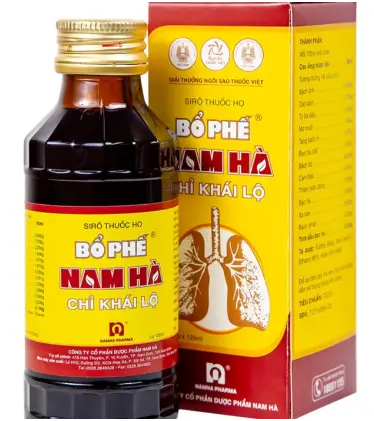 Siro ho bổ phế Nam Hà Chỉ Khái Lộ điều trị ho cảm mạo, ho gió, ho khan (125ml)