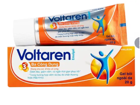 Gel bôi Voltaren Emulgel Novartis điều trị giảm đau do chấn thương hoặc thấp khớp (20g)
