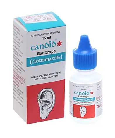 Dung dịch nhỏ tai Candid Glenmark điều trị nhiễm nấm tai (15ml)
