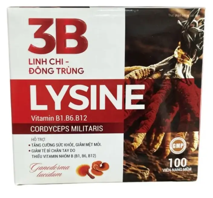 3B Linh chi-Đông trùng Lysine