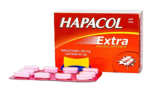 Thuốc Hapacol Extra DHG giảm đau đầu, đau nửa đầu (10 vỉ x 10 viên)