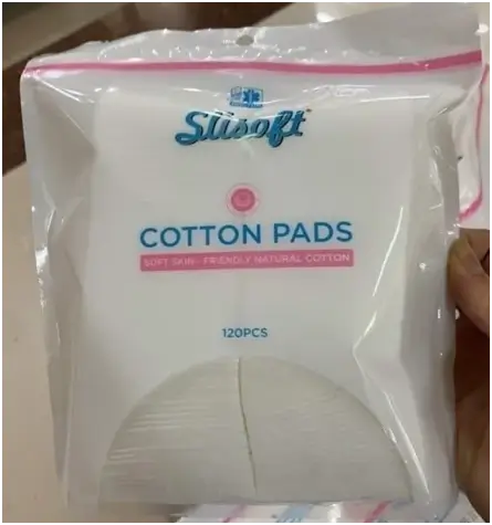 Bông tẩy trang cao cấp Slisoft Cotton Pad gói 120 miếng