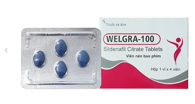 Welgra-100  điều trị rối loạn cương dương ở đàn ông
