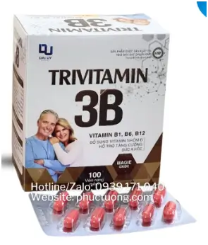 Trivitamin 3B bổ sung vitamin B1, B6, B12 tăng cường sức khoẻ