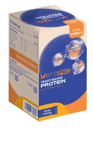 Đạm Từ Men Vi Sinh Yera Pro Hộp 165g - Vị Kem Vanilla