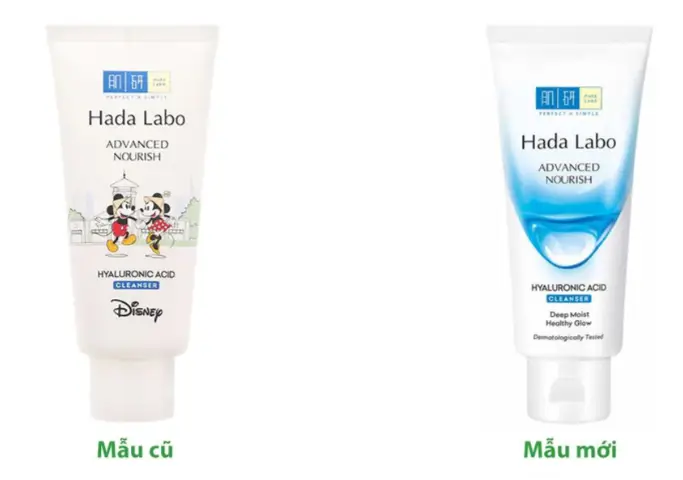 Kem rửa mặt Hada Labo Advanced Nourish làm sạch sâu, dưỡng ẩm da tuýp 80g