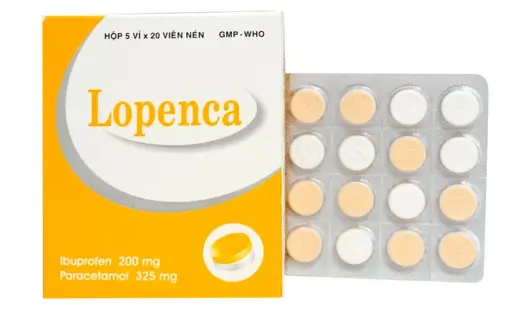 Thuốc Lopenca DHG Pharma giảm đau, kháng viêm do chấn thương, thấp khớp, viêm thần kinh (5 vỉ x 20 viên)