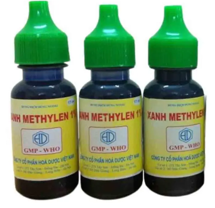 Xanh Methylen 1% Hóa Dược (lọ 17ml) điều trị Methemoglobin huyết và để sát khuẩn ngoài ra
