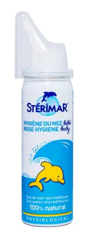 Dung dịch xịt mũi Stérimar Nose Hygiene Baby 50ml loại bỏ bụi bẩn niêm mạc mũi cho trẻ từ 0 - 3 tuổi