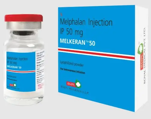 Thuốc Melkeran 50 (Melphalan Injection IP 50 mg) điều trị đa u tủy xương và ung thư buồng trứng