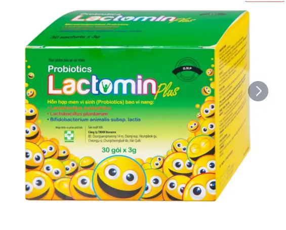Cốm Probiotics Lactomin Plus Novarex bổ sung vi khuẩn có ích, giúp cân bằng hệ vi sinh đường ruột (30 gói)