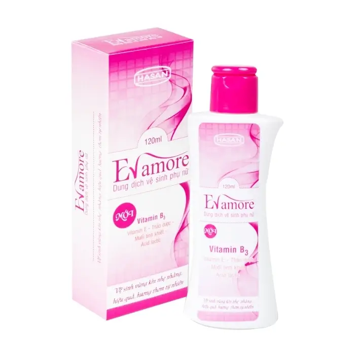 Evamore Hasan 120ml - Dung dịch vệ sinh phụ nữ
