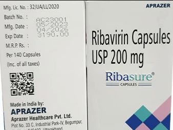 Thuốc Ribasure 200mg điều trị viêm gan siêu vi C mạn tính