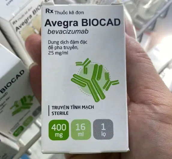 Thuốc Avegra Biocad 400mg/16ml điều trị ung thư