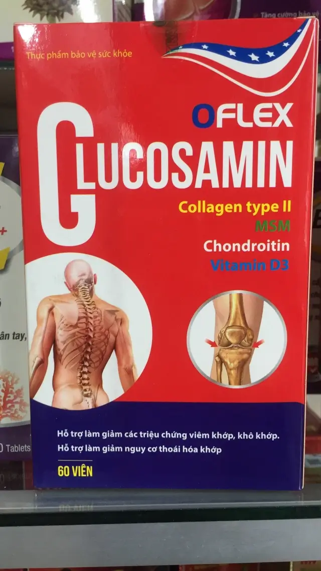 Viên uống bổ xương khớp Oflex Glucosamin (DP Tradiphar) hộp 60 viên