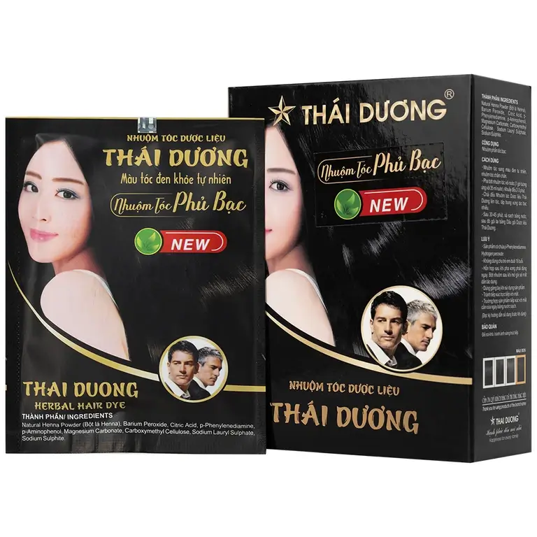 Bột nhuộm tóc dược liệu Thái Dương New