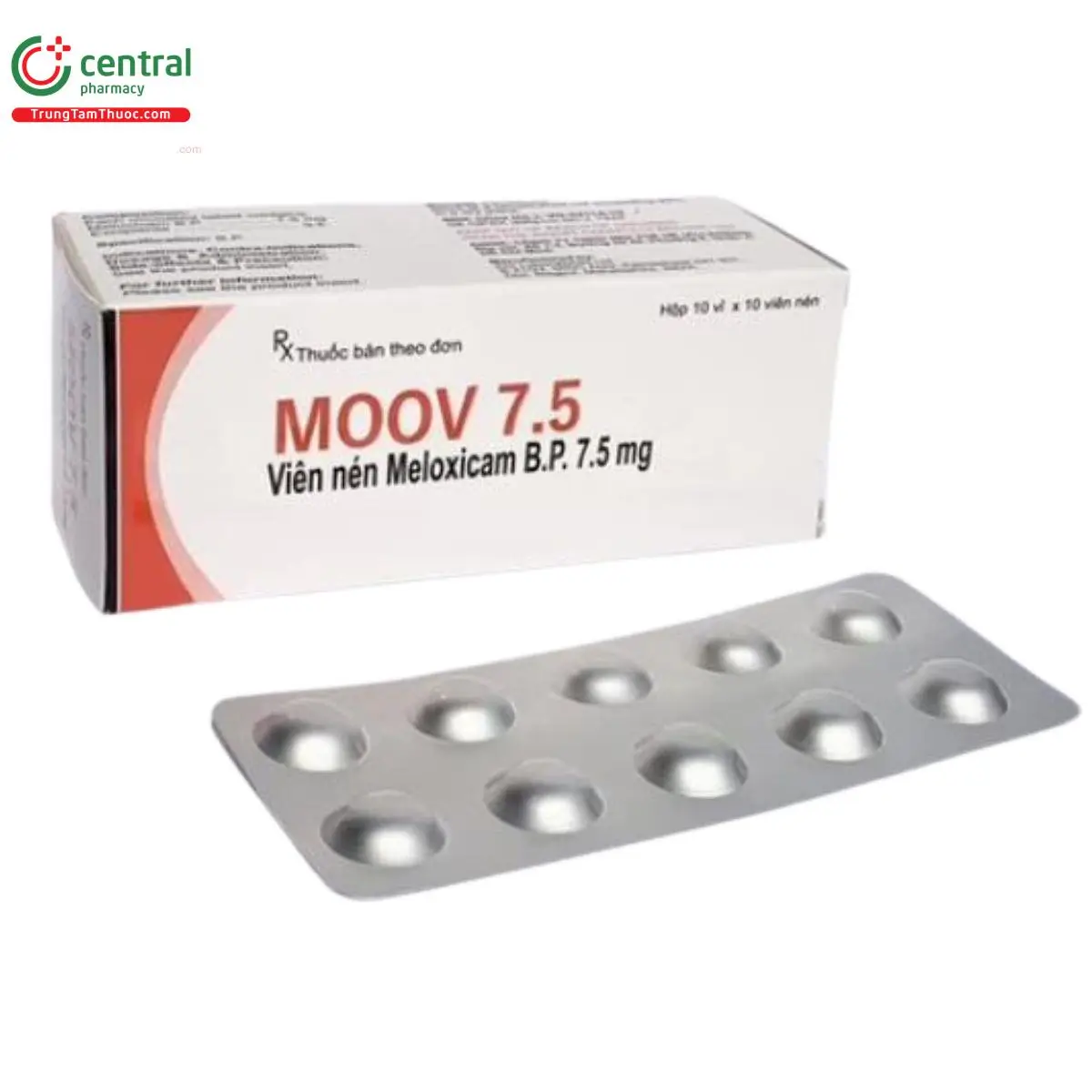 Moov 7.5 điều trị viêm xương khớp mạn tính, viêm khớp dạng thấp, viêm cột sống