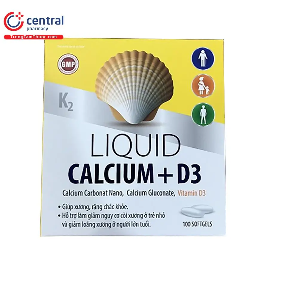 Liquid Calcium+D3 Akophar xương khỏe cho cả gia đình