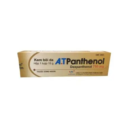 Thuốc bôi A.T Panthenol 750Mg - Điều trị da liễu Hộp 15g