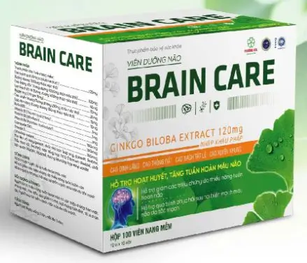 Viên dưỡng não Ginkgo Biloba Extract Brain Care