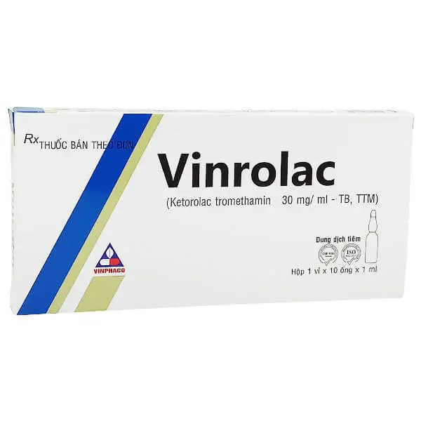 Thuốc tiêm Vinrolac 30mg/ml