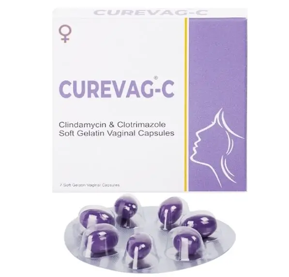 VIÊN ĐẶT CUREVAG-C (Hộp 1 vỉ x 7 viên)
