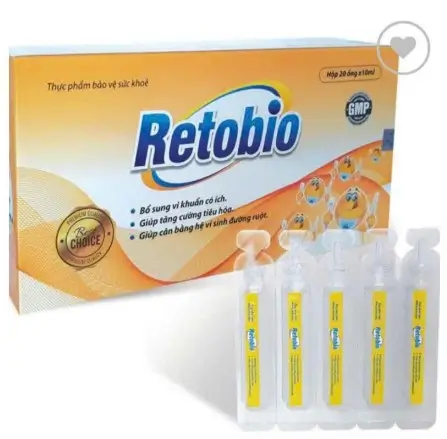 Hỗn dịch uống Retobio bổ sung lợi khuẩn và cân bằng hệ vi sinh đường ruột