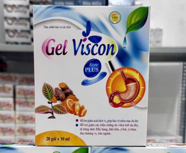 Gel Viscon Kore Plus hỗ trợ giảm acid dạ dày
