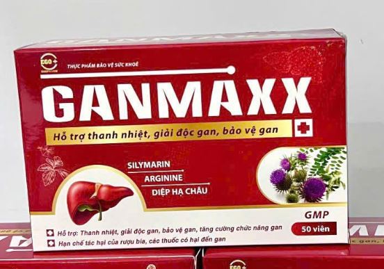 Ganmaxx hỗ trợ thanh nhiệt hỗ trợ giải độc gan