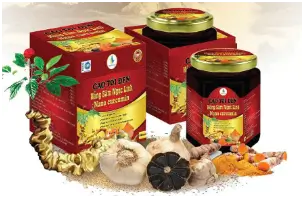 CAO TỎI ĐEN HỒNG SÂM NGỌC LINH NANO CURCUMIN