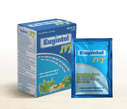 EUGINTOL IVY hỗ trợ giảm ho giảm đờm giúp giảm đau họng