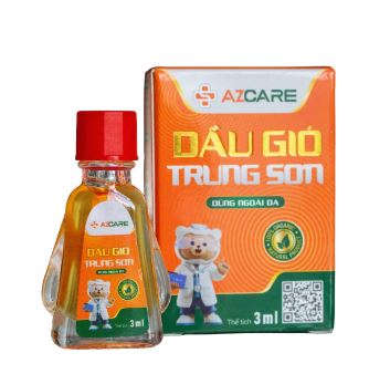 Dầu gió Trung Sơn (3ml) hỗ trợ phòng chống cảm cúm