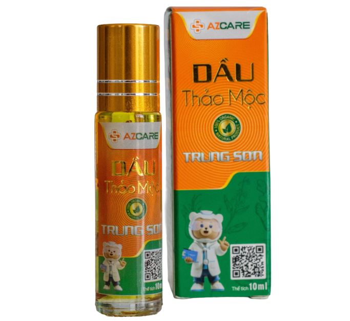 Dầu thảo mộc Trung Sơn hỗ trợ giảm căng thẳng, chống mặt, ngăn ngừa cảm cúm (10ml)