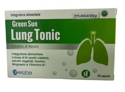 Viên Uống GreenSun Lung Tonic Hỗ Trợ Phục Hồi Chức Năng Phổi