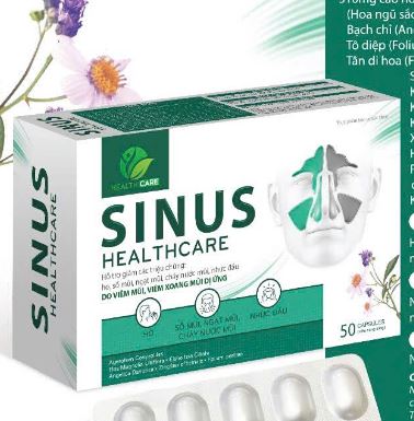 Sinus Healthcare hỗ trợ giảm các triệu chứng ho sổ mũi ngạt mũi chảy nước mũi nhức đầu