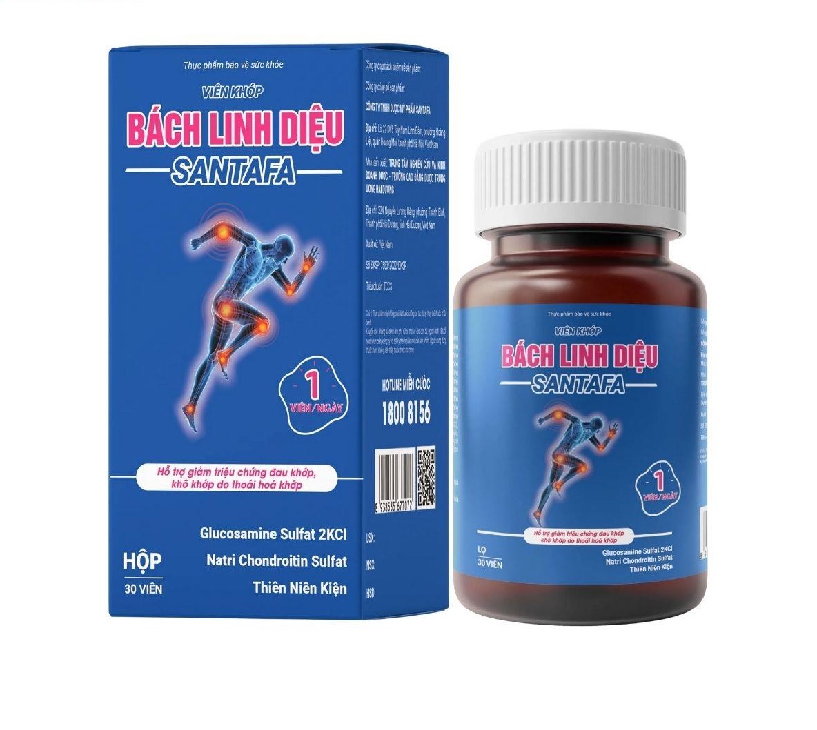 Viên Khớp Bách Linh Diệu SantaFa giúp bổ sung dưỡng chất cho khớp