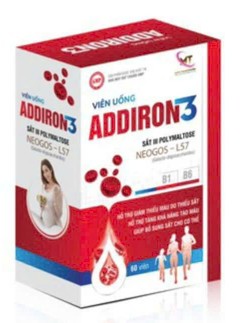 ADDIRON 3 giúp bổ sung sắt