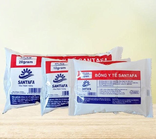 Bông Y tế Santafa dùng trong Y tế và gia đình