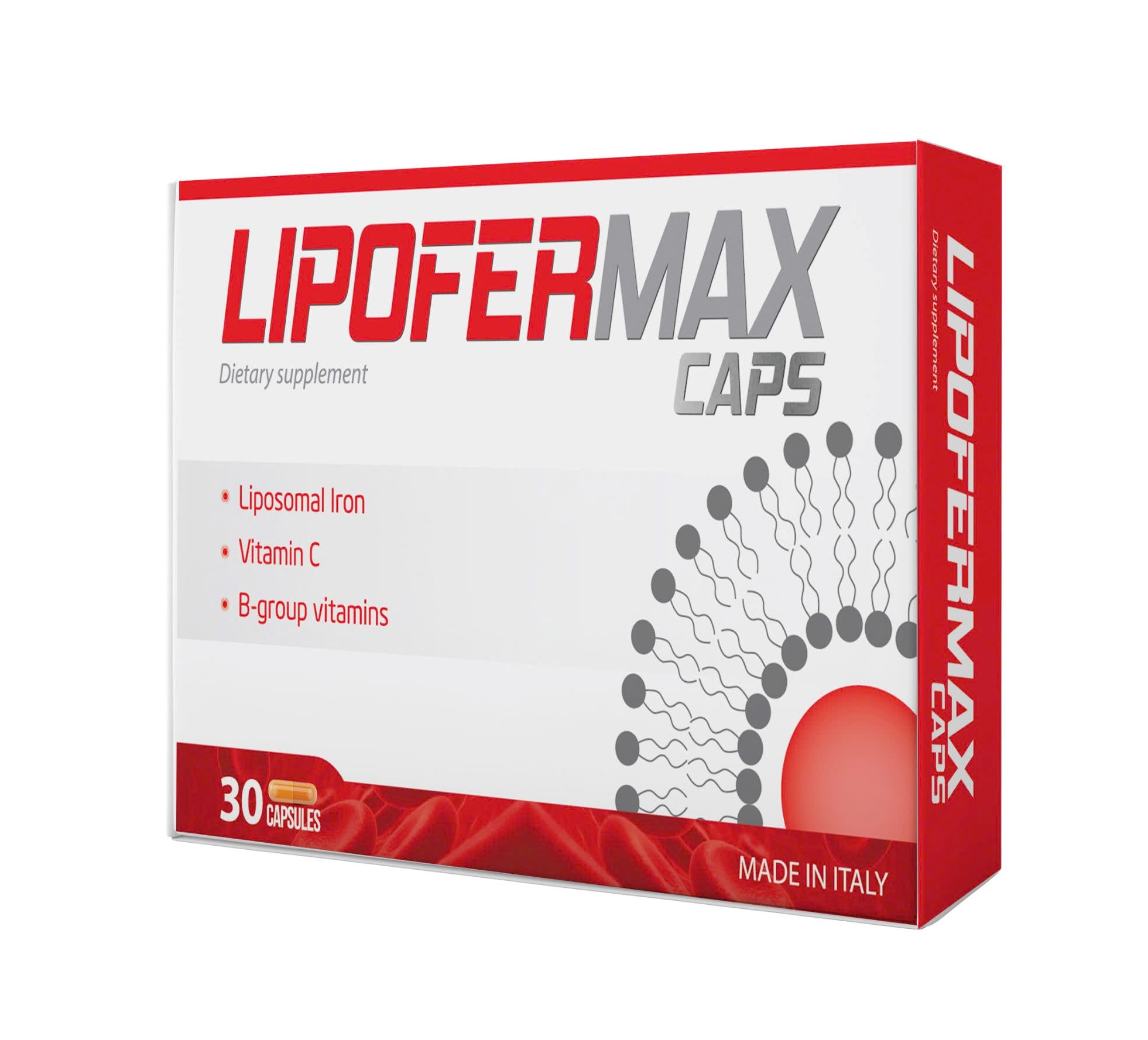 LIPOFERMAX CAPS giúp bổ sung sắt và Vitamin C