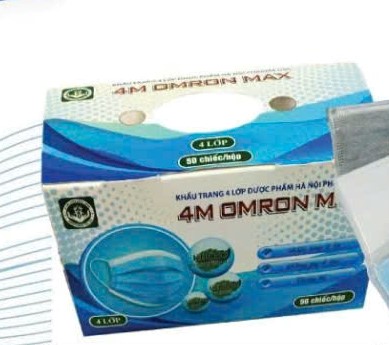 Khẩu trang 4 lớp 4M OMRON MAX