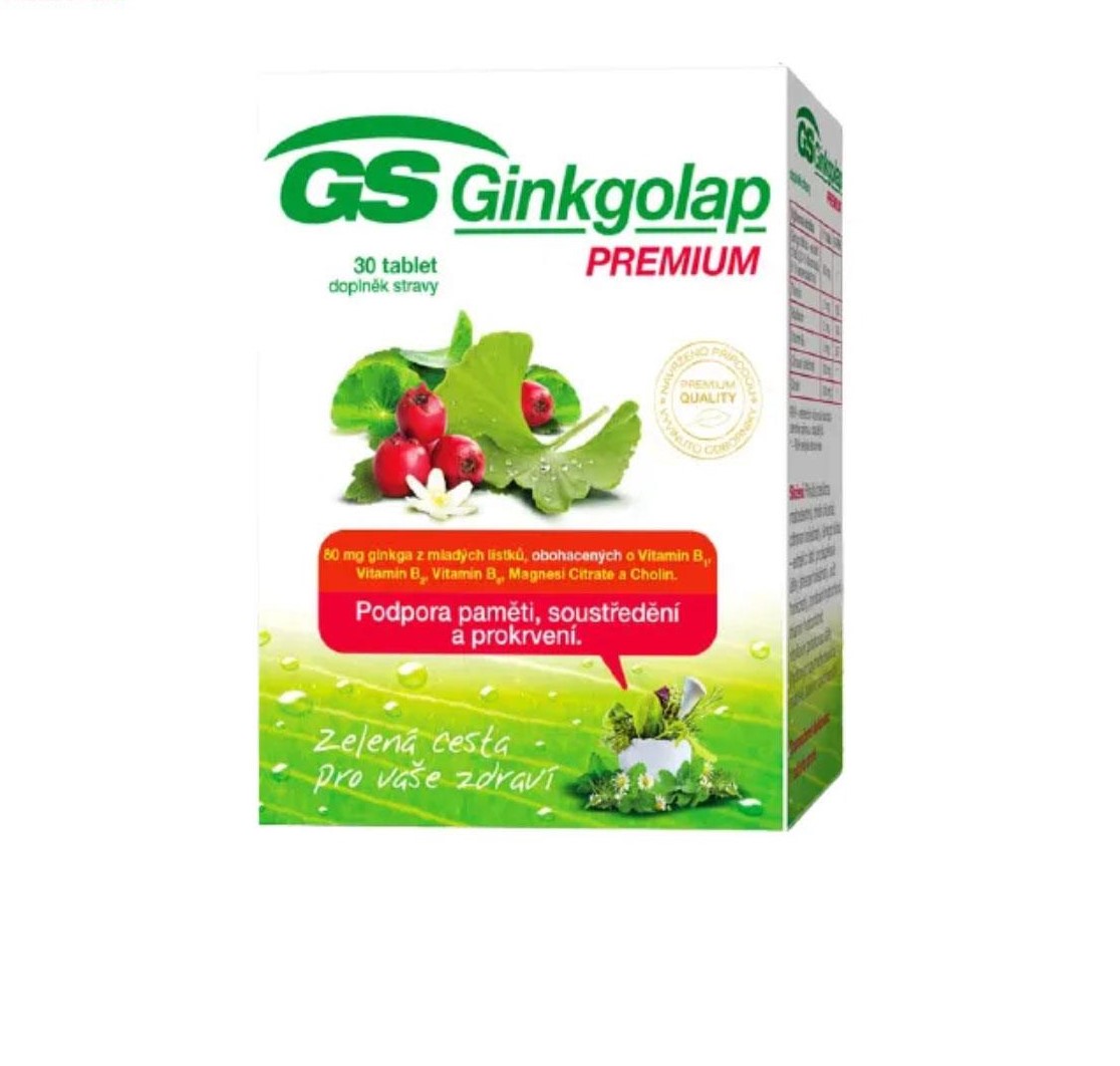 GS Ginkgolap Premium giúp hỗ trợ tăng cường tuần hoàn não