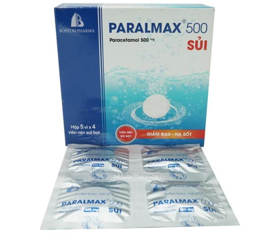 Paralmax 500 Sủi giúp giảm đau và hạ sốt nhanh chóng