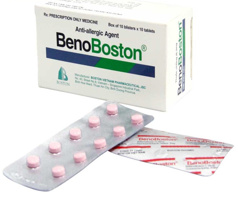 BenoBoston giúp giảm nhanh các triệu chứng dị ứng