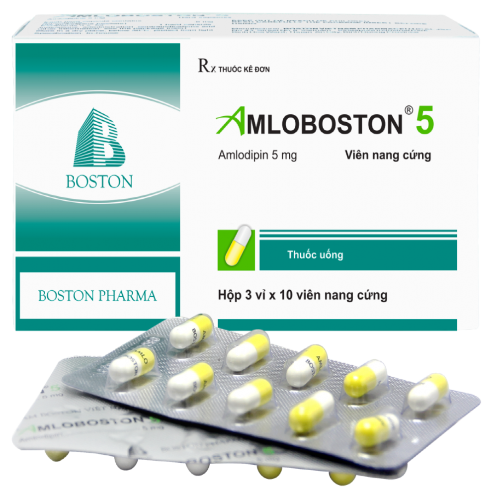 Amloboston 5 giúp ổn định huyết áp  